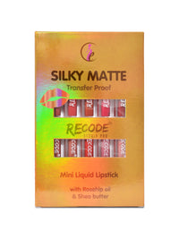 Recode 10 Silky Matte Mini Liquid Lipsticks - 12.50 ML (1.25MLx 10)