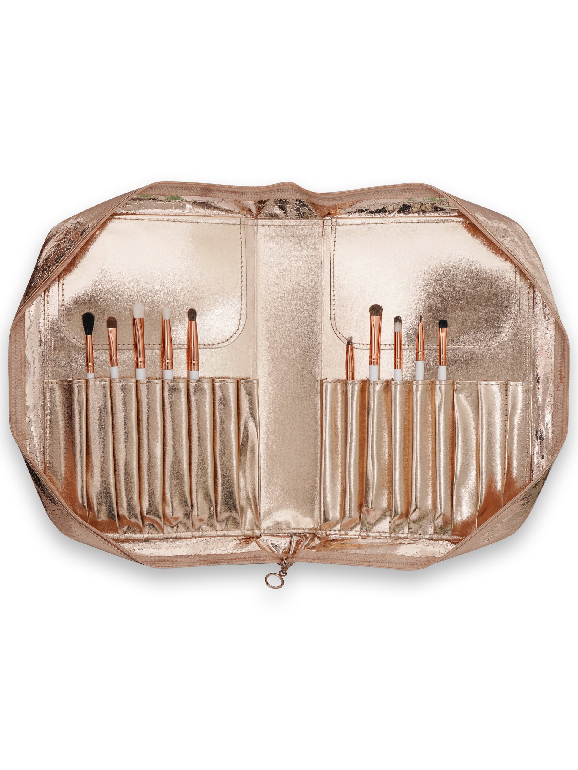 Recode Brush 10-pcs Set with Premium Rose Gold Pouch