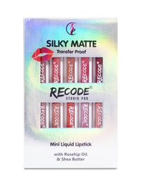 Recode 10 Silky Matte Mini Liquid Lipsticks - 12.50 ml  (1.25ml x 10)