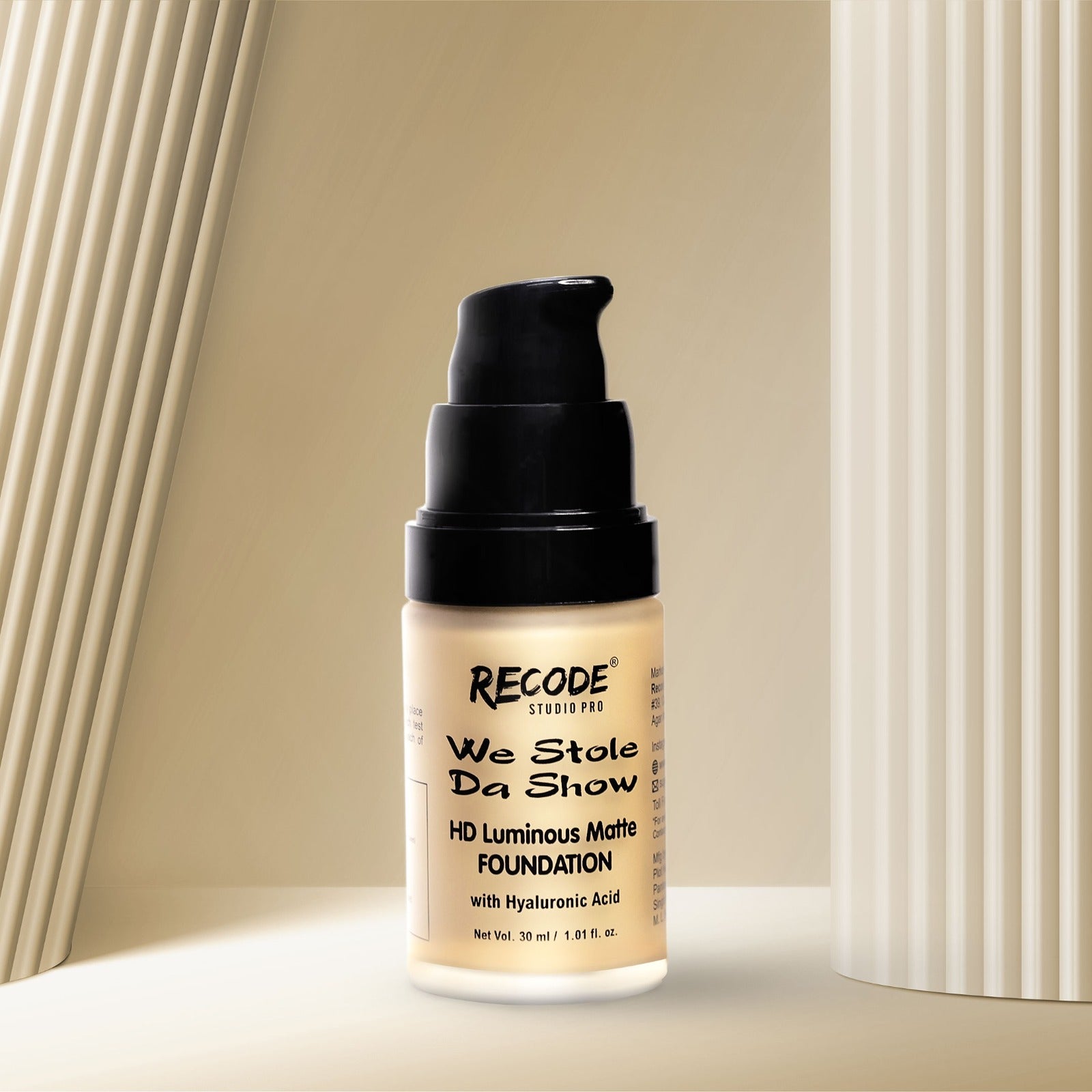 04 HD Luminous Matte Foundation  30 ML 04 Hindustan