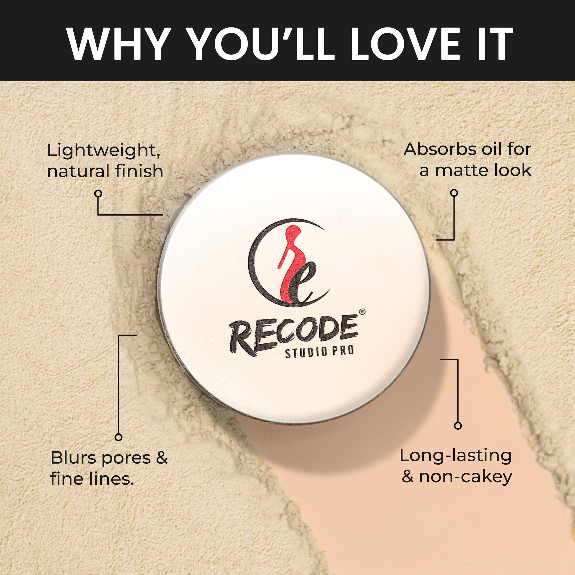 Recode 01 Translucent Setting Powder 01  - 12 G