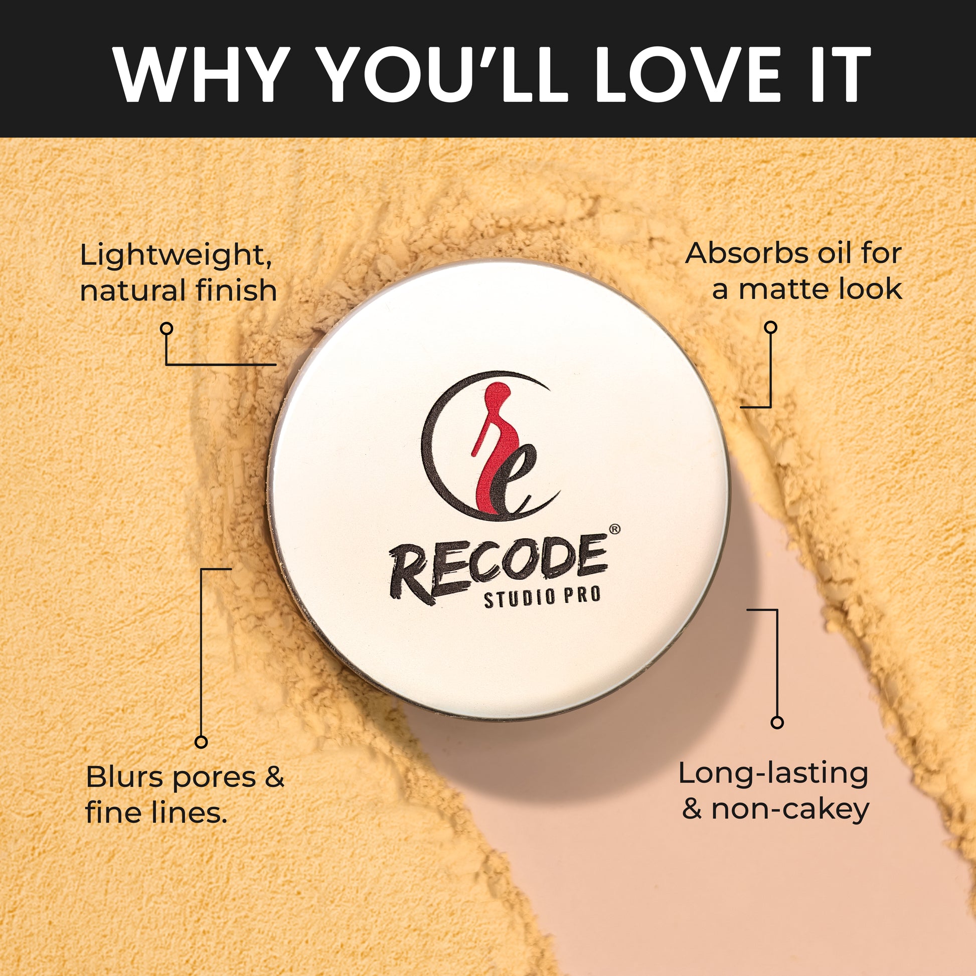 Recode Banana Translucent Setting Powder - 12 G