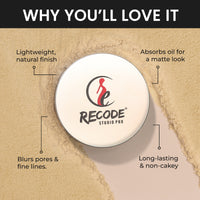 Recode 02 Translucent Setting Powder 02 for Makeup - 12 G