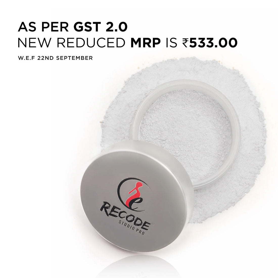 Recode No Hue Matte Setting Powder - 12 G