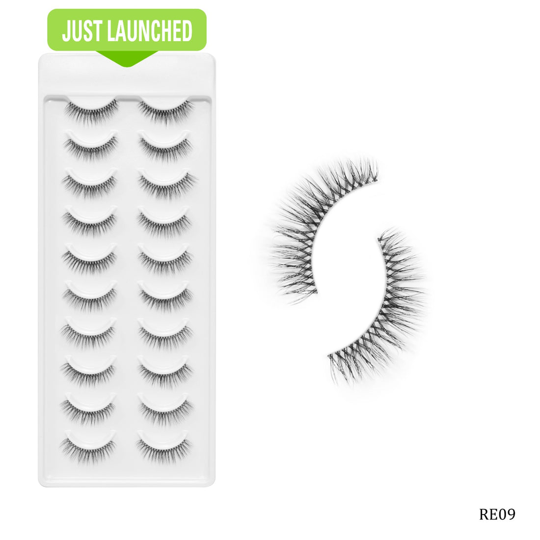 Recode RE09/D48 Featherlight Eyelashes-Transparent Band