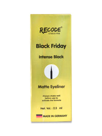 Recode Germany Matte Black Eyeliner Liquid 2.50 ML