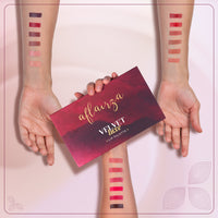 Velvet Luxe 18-Shade Lip Palette | Velvet Matte Finish | Long-Lasting | Suits All Skin Tones | Lipstick Palette Everyday Use
