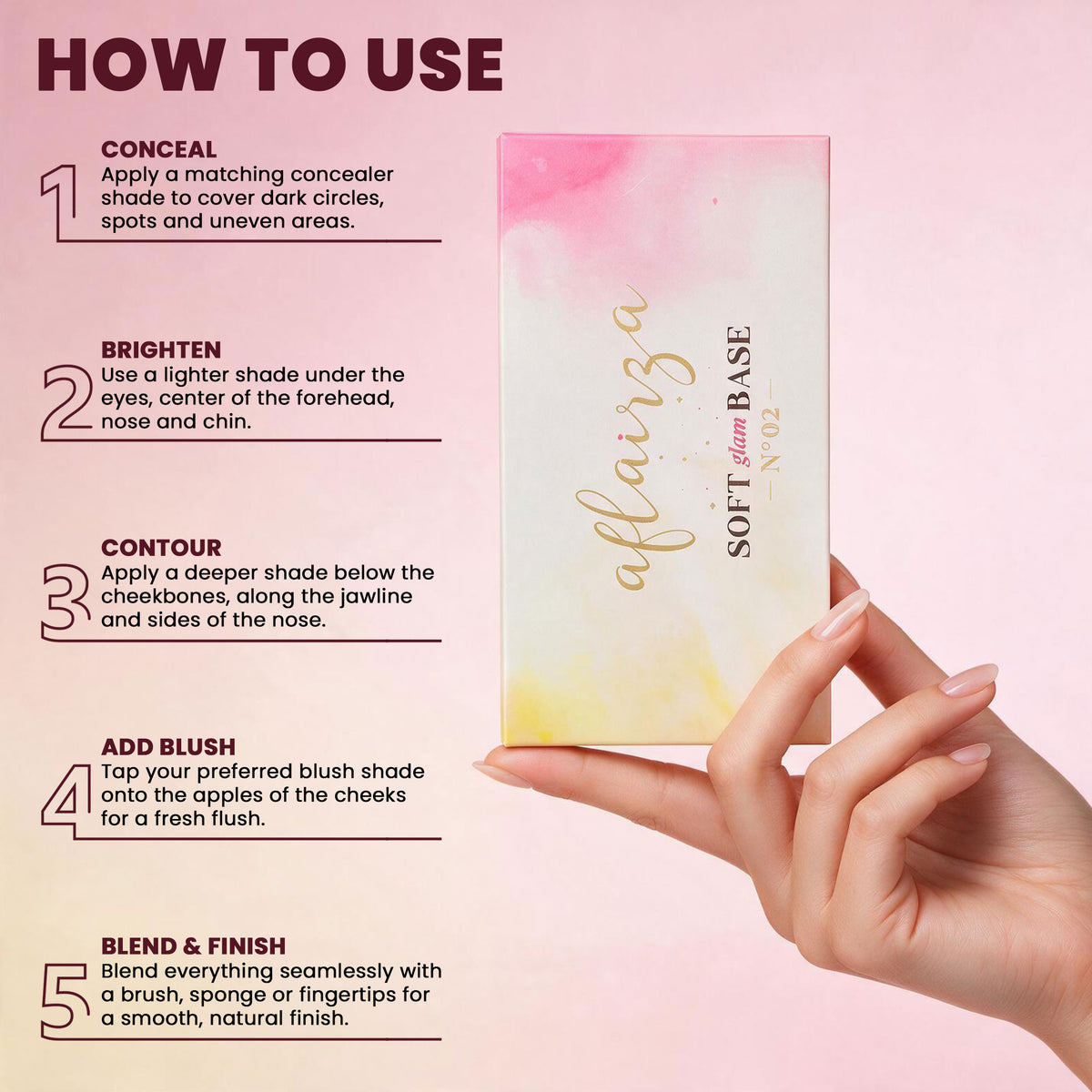 Aflairza Soft Glam Base Palette