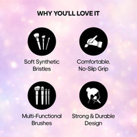 Recode Face & Eye Brush Set 6 Pcs