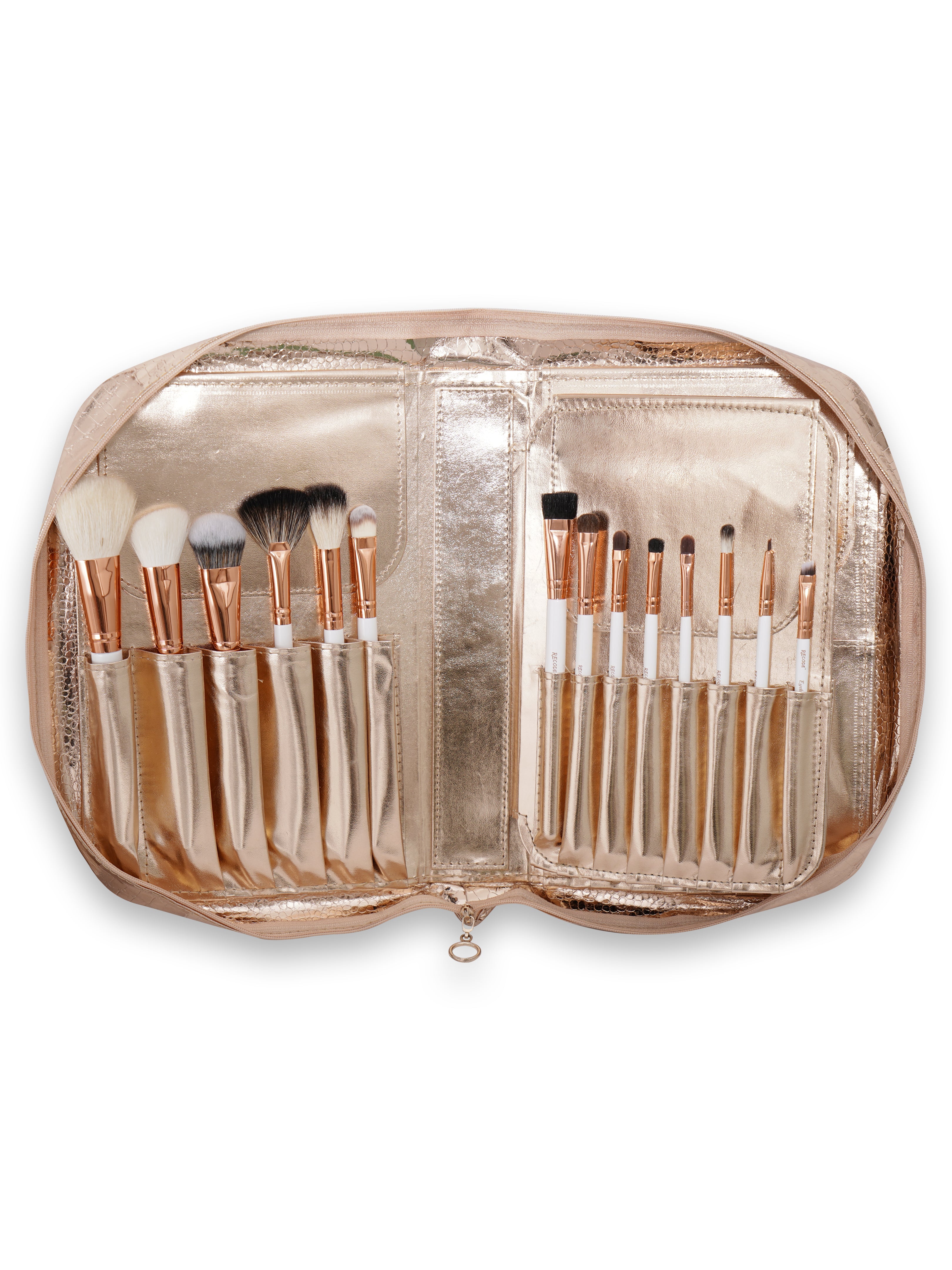 *NEW*Glitter and Gold Brush Set w/carrying pouch fashion