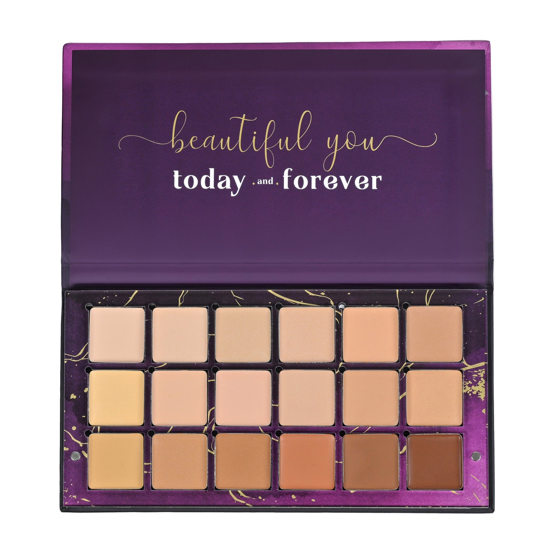 The Flawless Edit Conceal & Correct Palette | 18 Super-Creamy Shades | Ultra-Blendable, Full Coverage | Correct, Conceal & Perfect | All-in-One Pro Face Palette