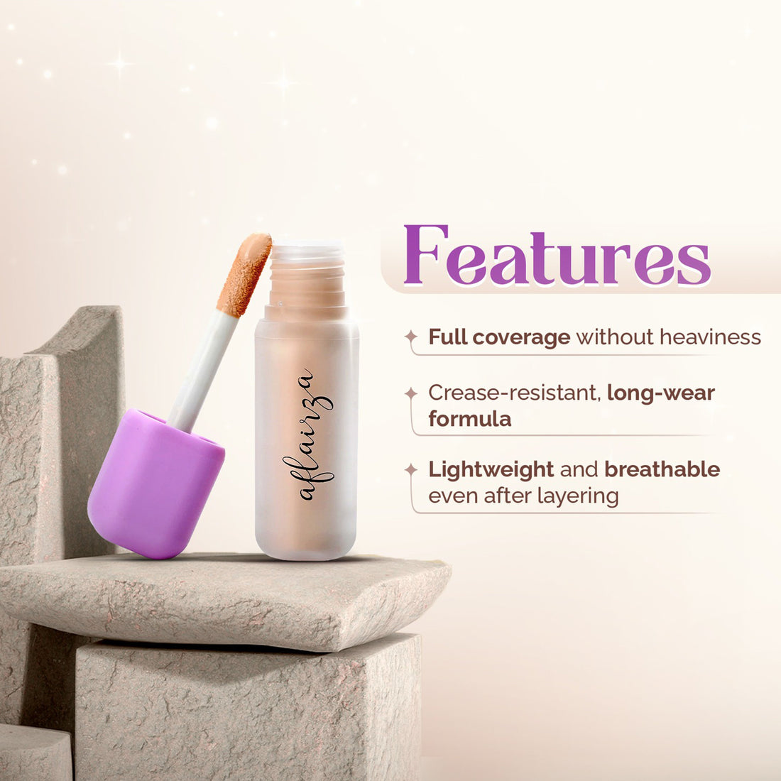 Couvre Moi Liquid Concealer | Full Coverage, Lightweight & Seamless Blend | Ultra-Creamy Thin Texture