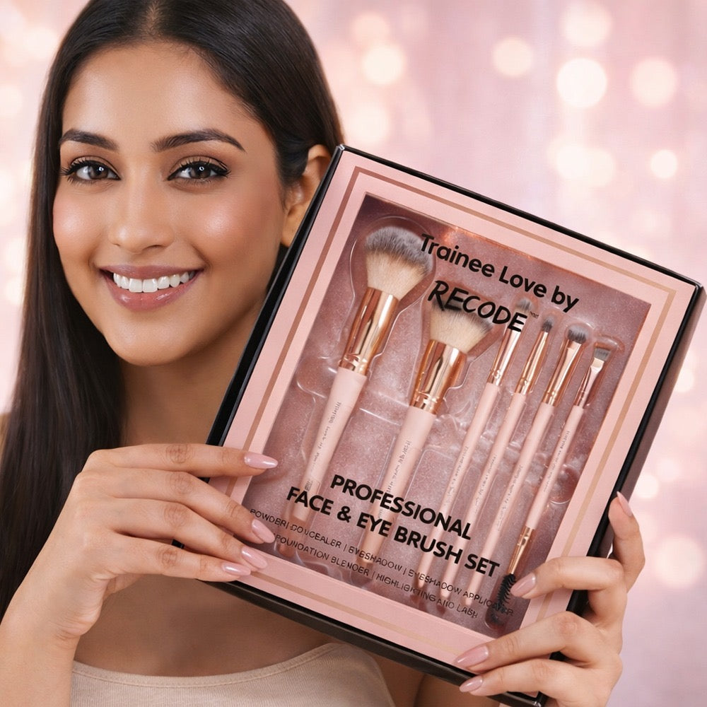 Recode Face & Eye Brush Set 6 Pcs