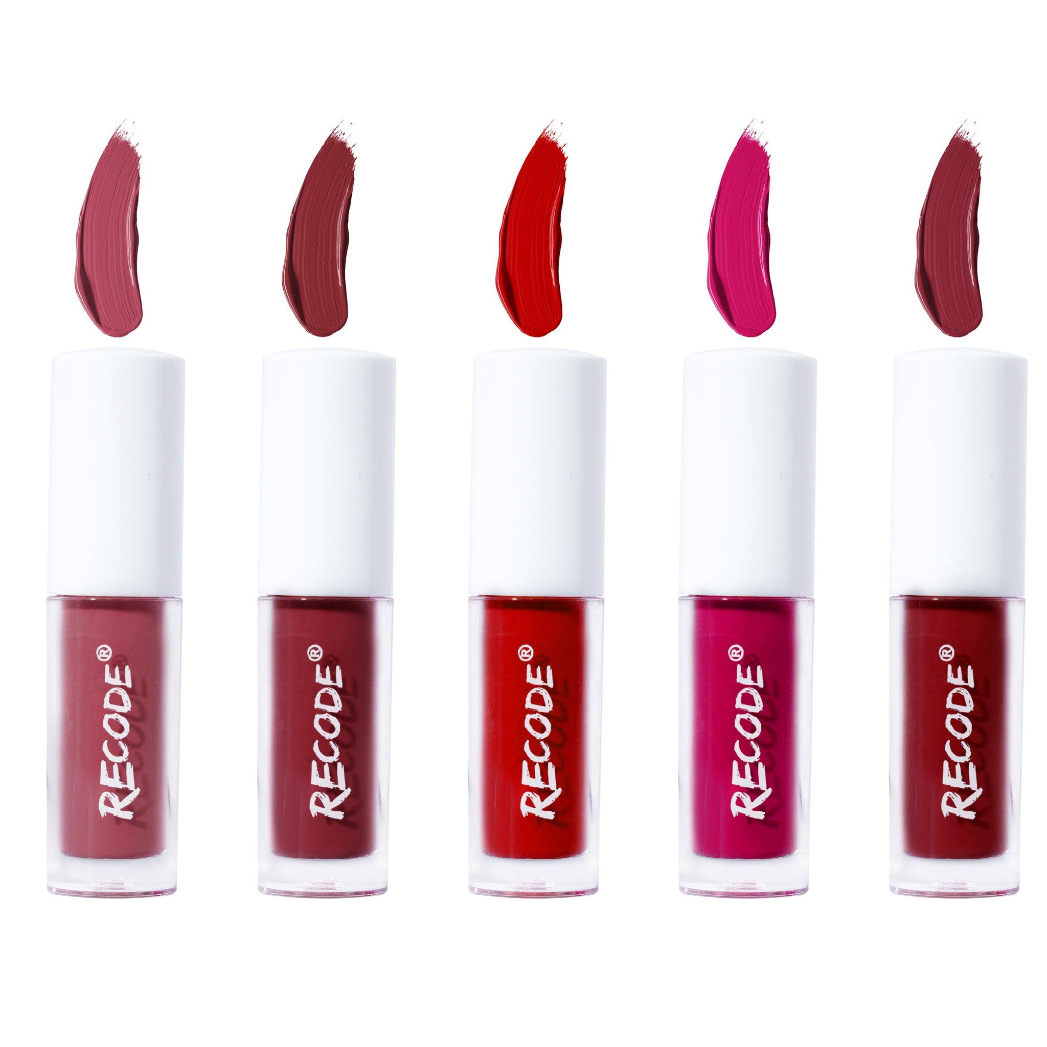 Recode Mini Mousse Lipsticks - Bridal Bold - 5 x 1.75 ml - 8.75 ml