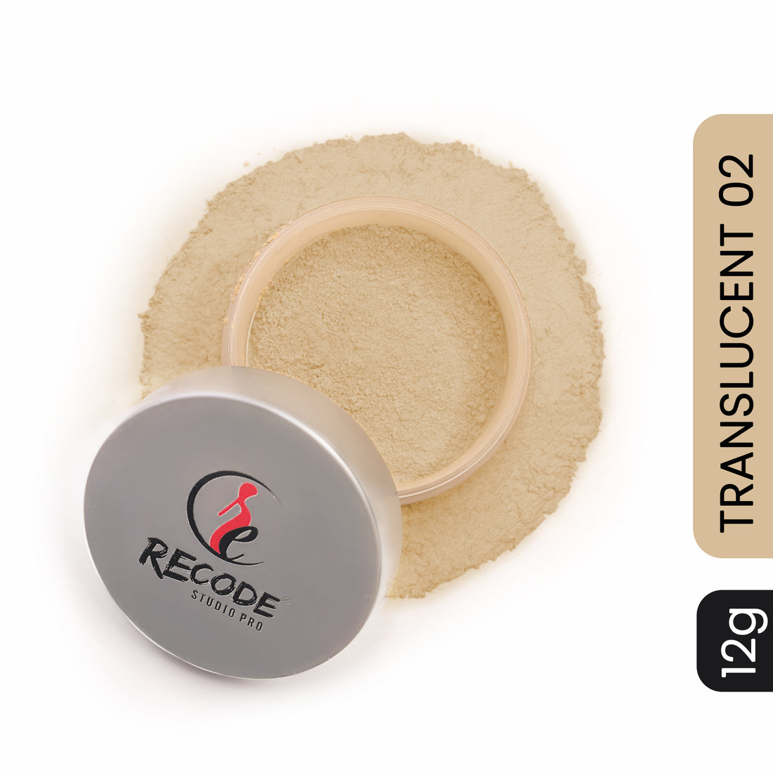 Recode 02 Translucent Setting Powder 02 for Makeup - 12 G