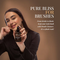 Brush Cleanser | Instant, Gentle & Effective Makeup Brush Cleaner | Extends Brush Life, Maintains Softness & Shape | Suitable for Synthetic & Natural Bristles | Refreshing Scent