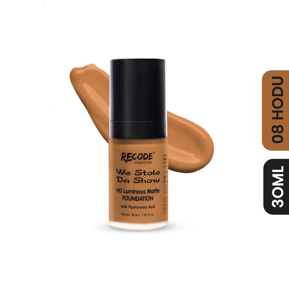 08 HD Luminous Matte Finish Foundation HODU 30ML