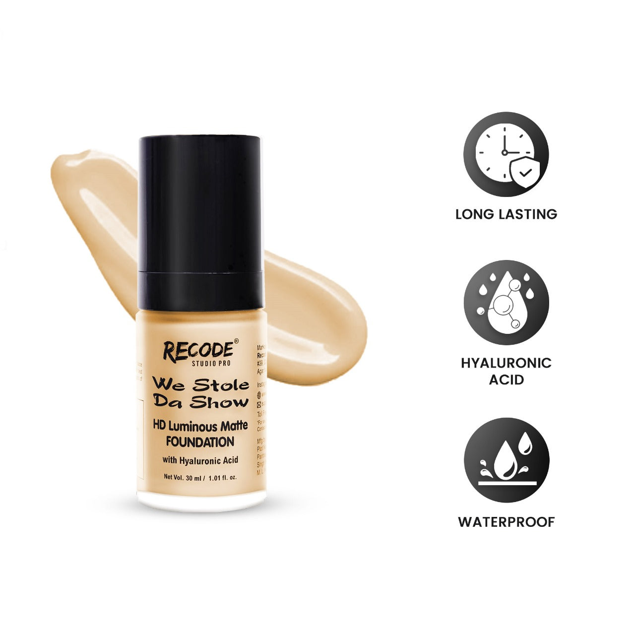 02 HD Luminous Matte Foundation 30 ML 02 Bharat