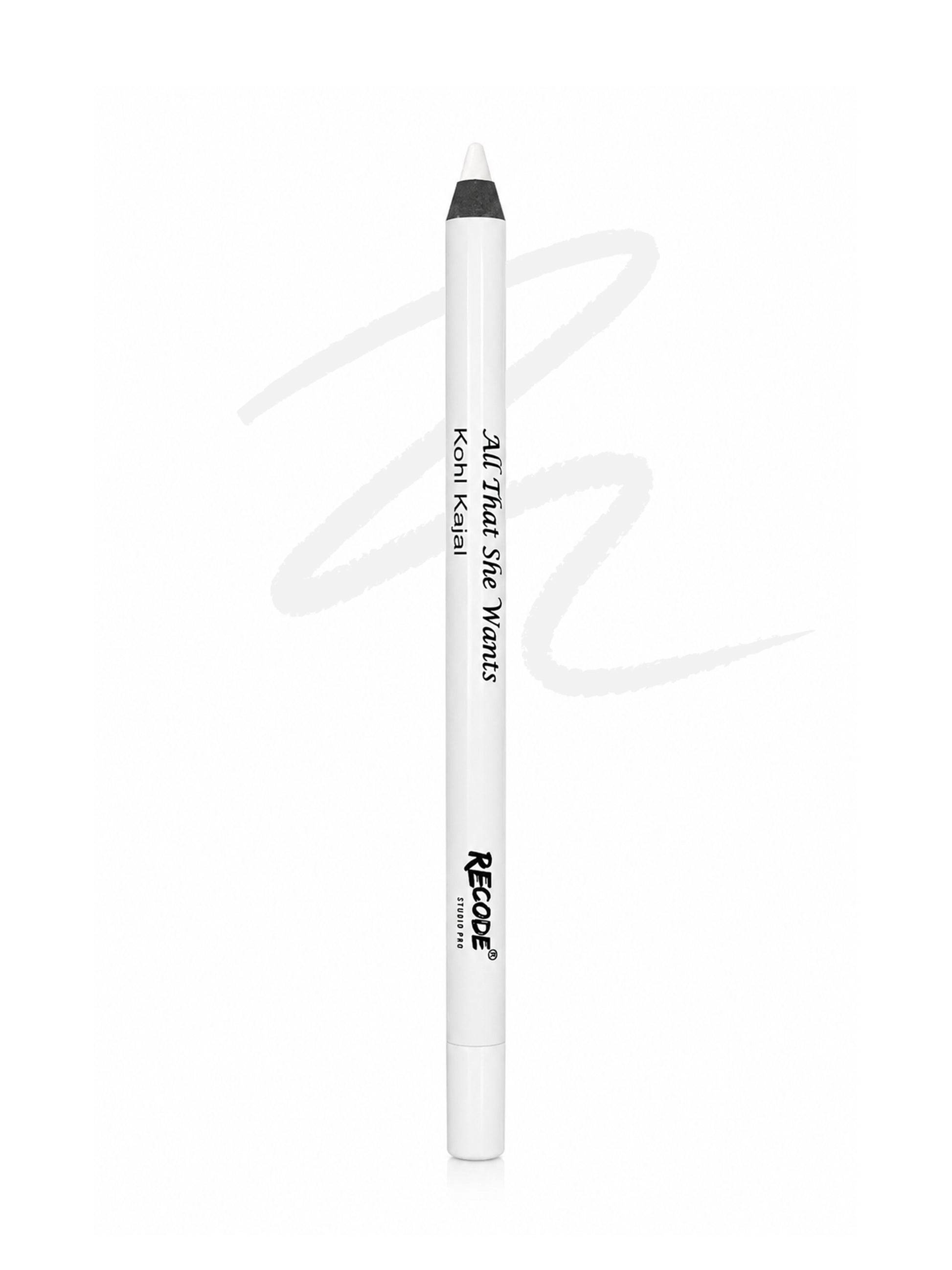 Recode White Kohl Kajal Pencil (Made in Germany) All That She Wants 1.20 G