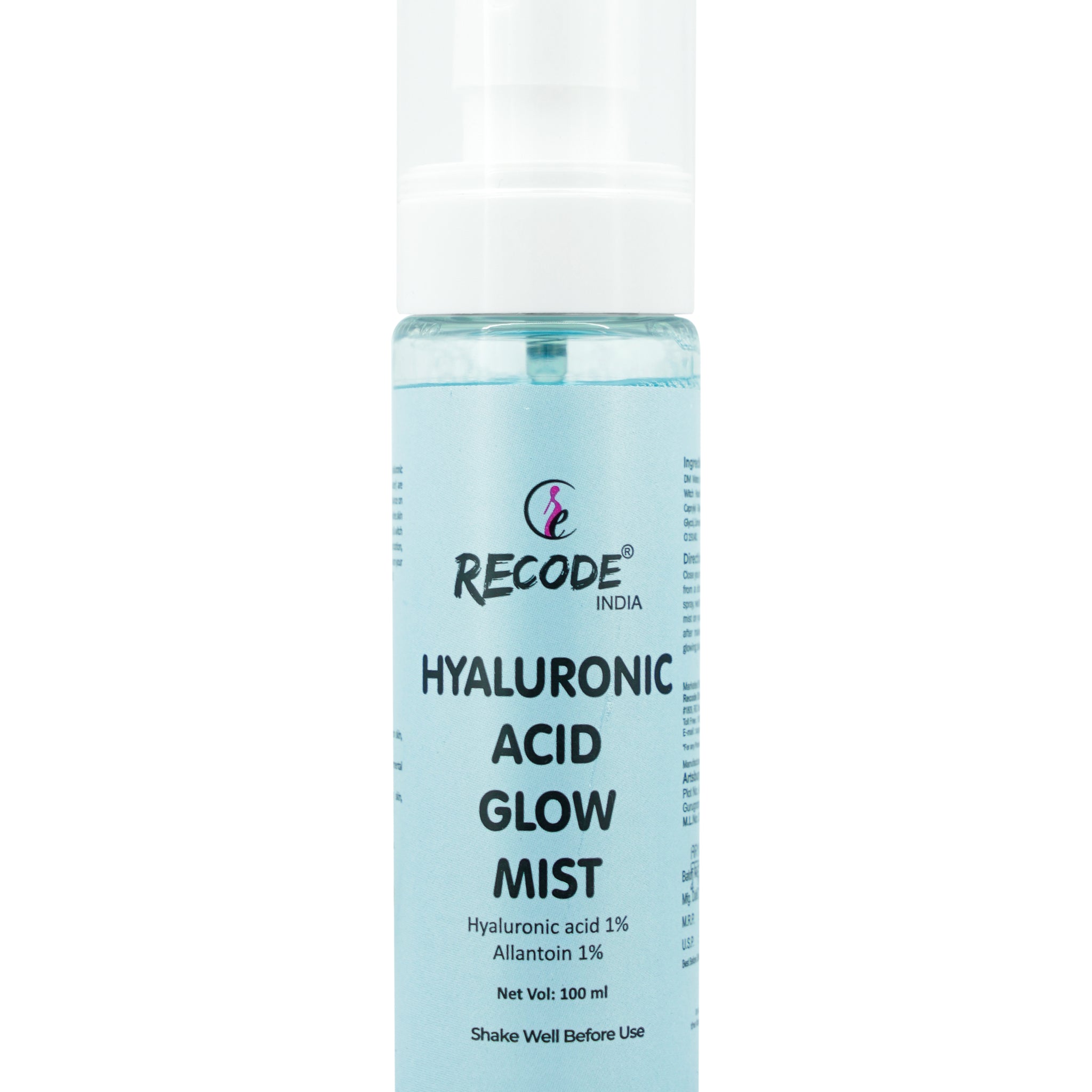 Recode Hyaluronic Acid Glow Mist -100 ml
