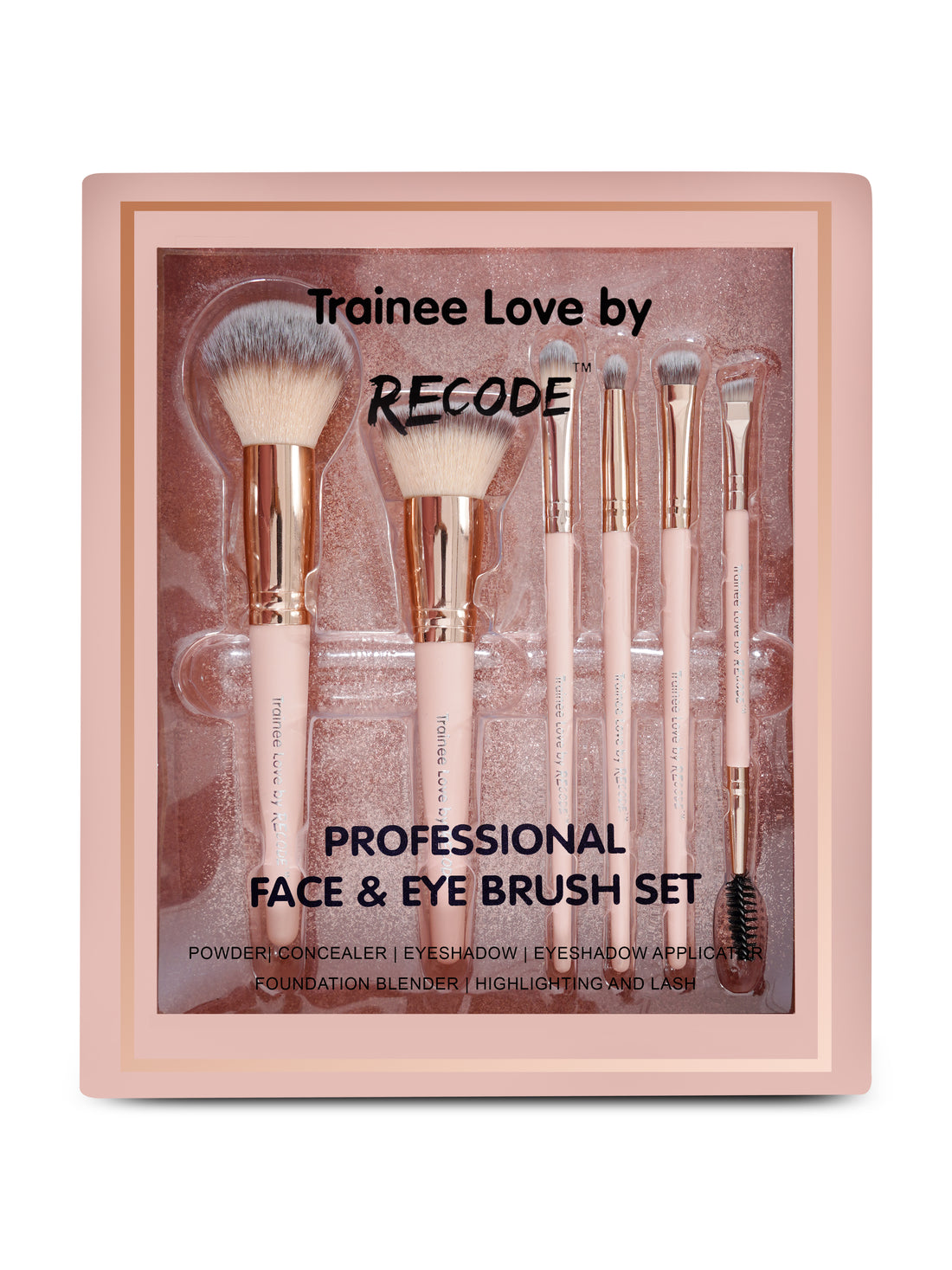 Recode Face & Eye Brush Set 6 Pcs