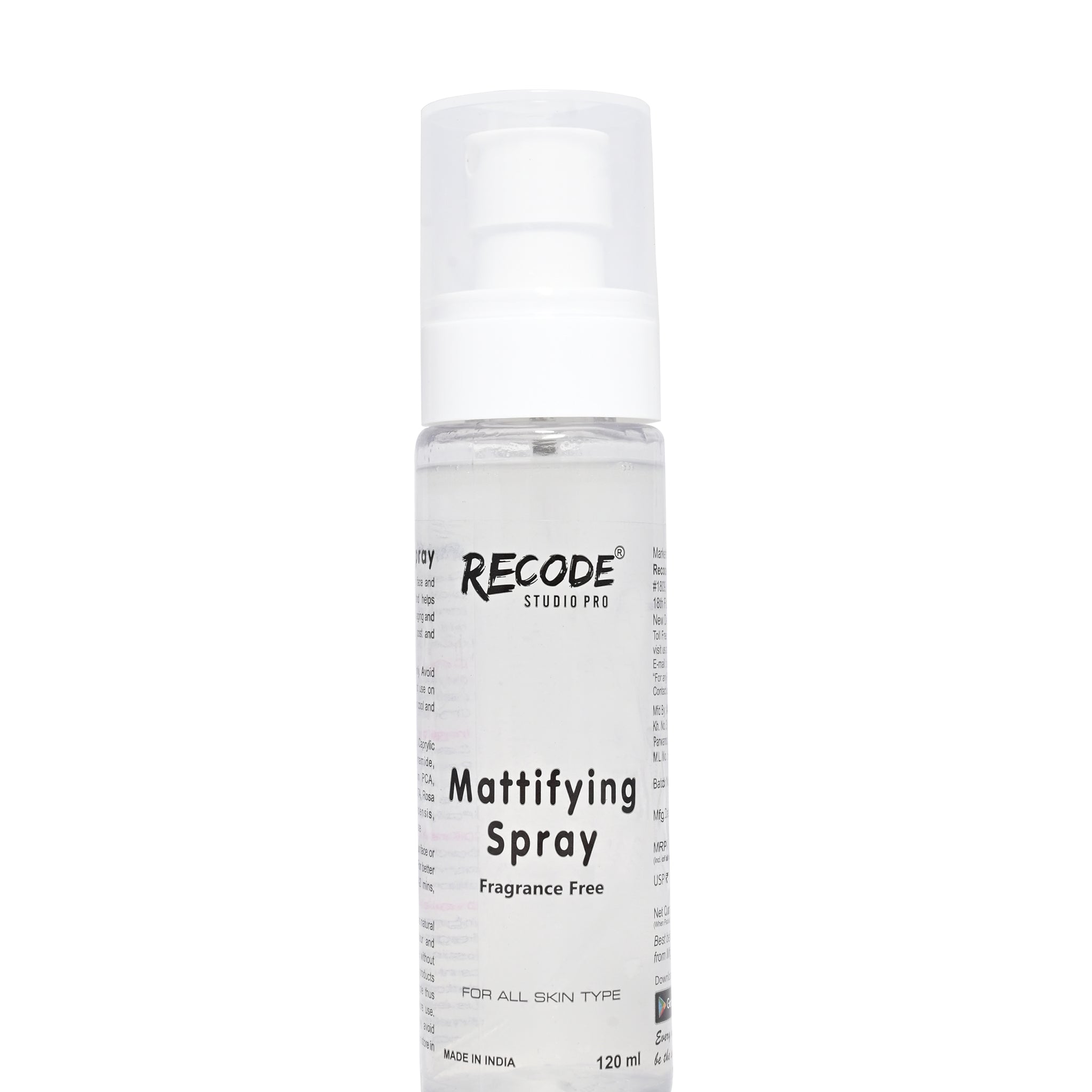 Recode Mattifying Spray 120 ML