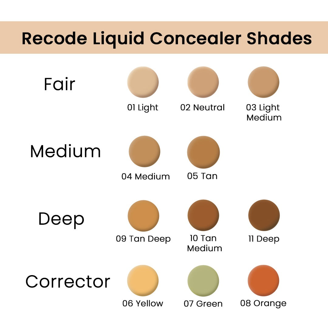 Recode 03 Concealer Light Medium 6 G