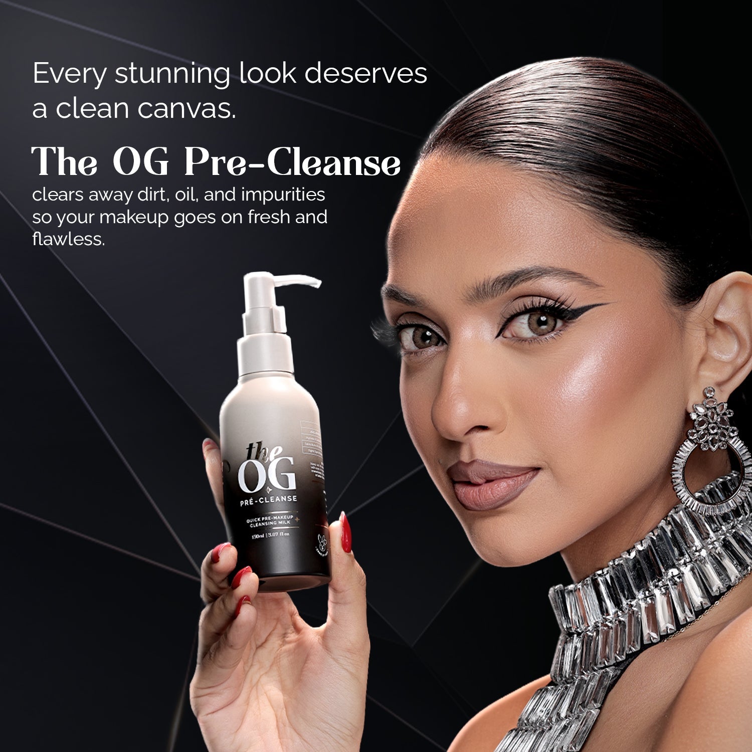 The OG Pre-Makeup Cleansing Milk | With Jojoba & Argan Oil | Gentle Daily Cleanser & Makeup Prep