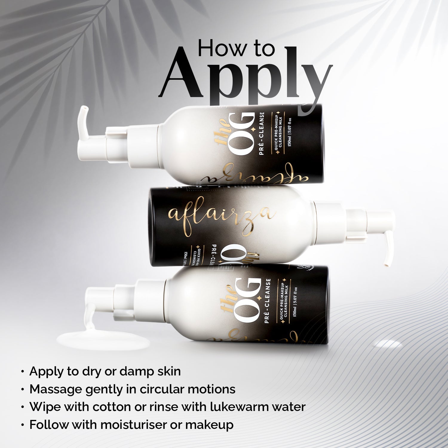 The OG Pre-Makeup Cleansing Milk | With Jojoba & Argan Oil | Gentle Daily Cleanser & Makeup Prep