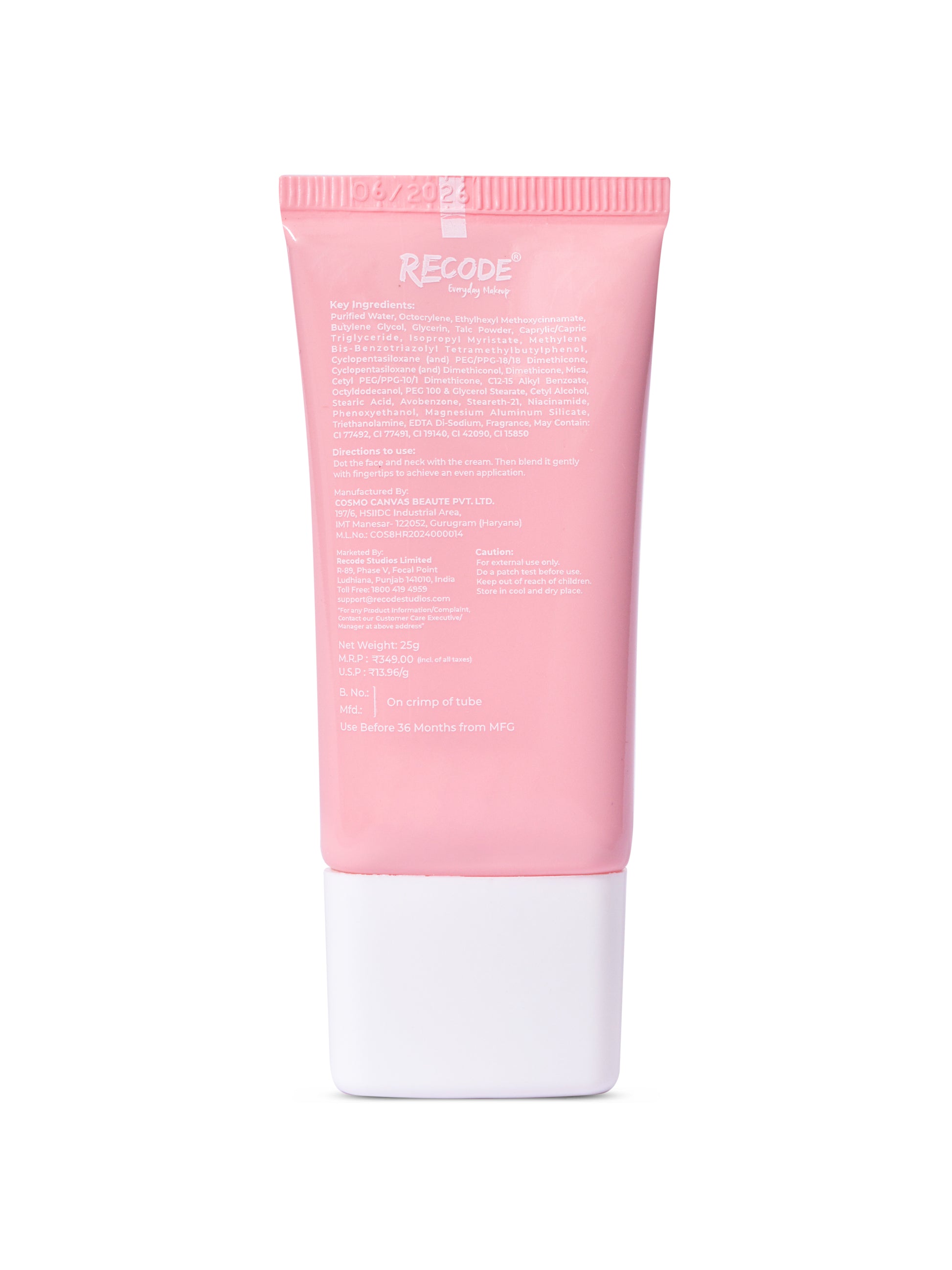 Recode Drip BB Cream Spf 30 -Everyday Makeup- 25G