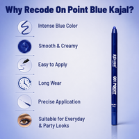 Recode Blue On-Point Kajal With Sharpener 1.5 G