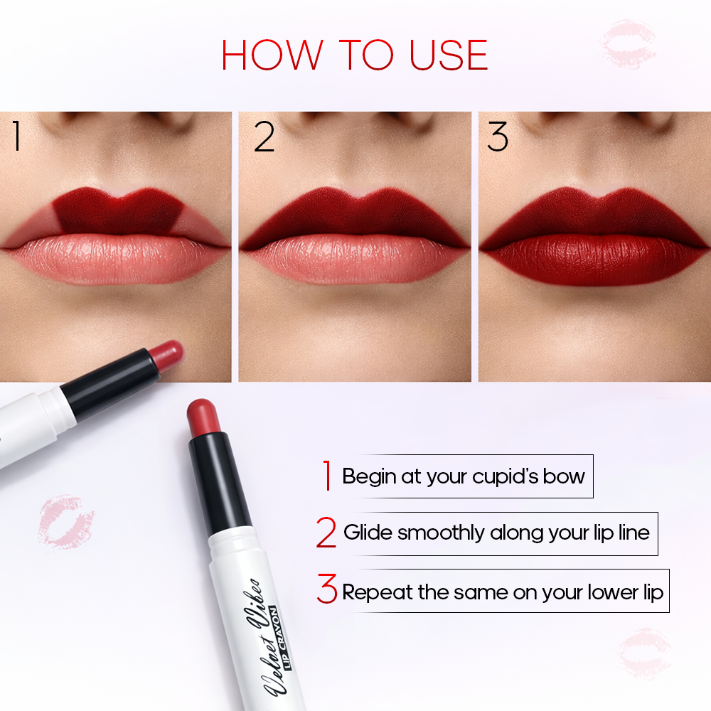 Recode Smudge-proof and waterproof Lip Crayon Set Of 8 (1.5 G X 8)