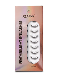 Recode RE10/D52 Featherlight Eyelashes-Transparent Band