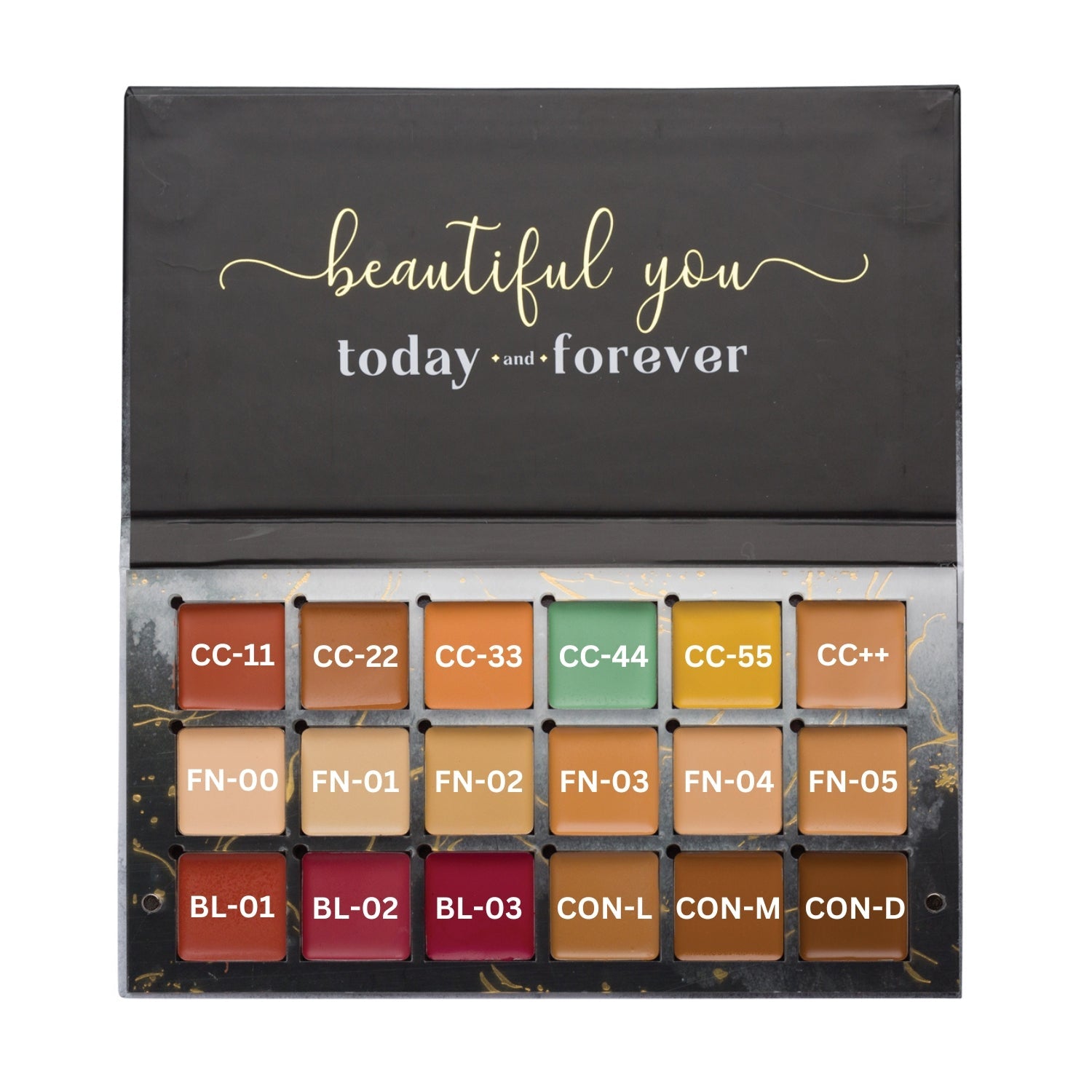 One for All Palette Refills | Individual Refills for Foundation, Concealer, Blush & Contour | Customizable & Travel-Friendly | Sustainable Makeup Solution