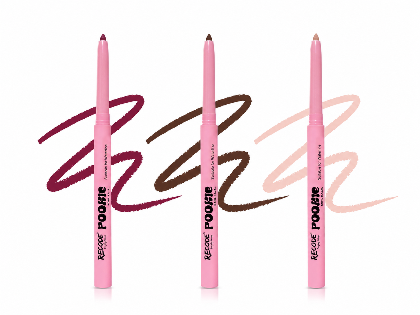 Recode Pink Caramel Nude Pookie Combo Pack Of 3 (0.3G X 3)