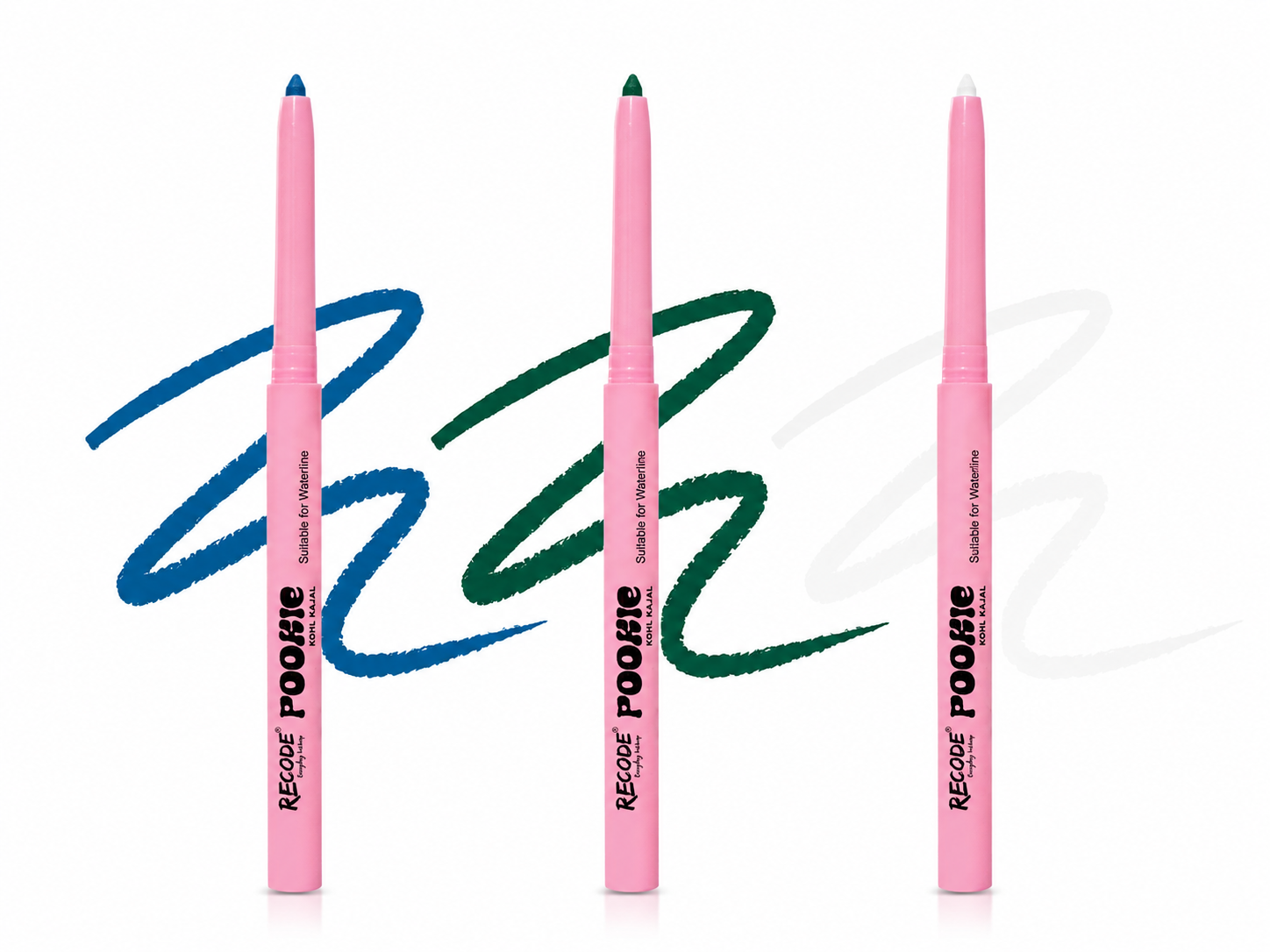 Recode Blue Green White Pookie Combo Pack Of 3 (0.3G X 3)