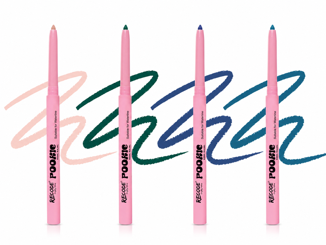 Recode Blue Green Navy Blue Nude Pookie Combo Pack Of 4 (0.3G X 4)