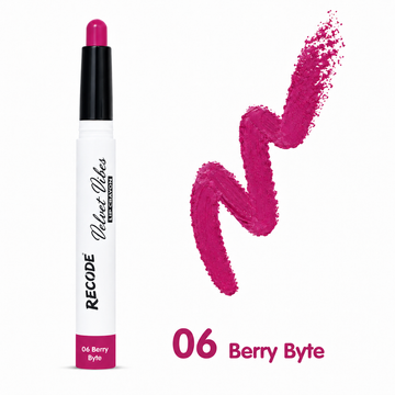 Recode 06 Velvet Vibes Lip Crayon - 06 Berry Byte