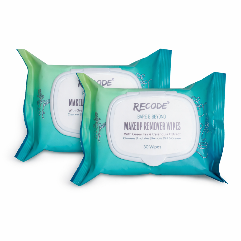 Recode Pack of 2 Bare & Beyond Makeup Remover Wipes ( 2 X 30 Wipes)