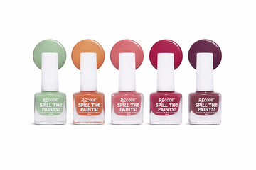Recode Red Spill The Paints Nail Paint Set Of 5 (5 X 5ML)
