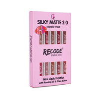 Recode Silky Matte 2.0 Mini Liquid Lipsticks - 1.25 ML x 10
