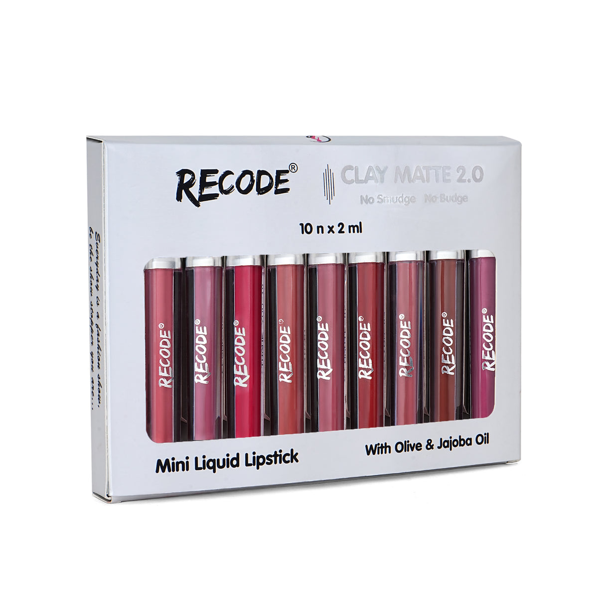 Recode Clay Matte 2.0 Liquid Lipsticks 2 ML x 10