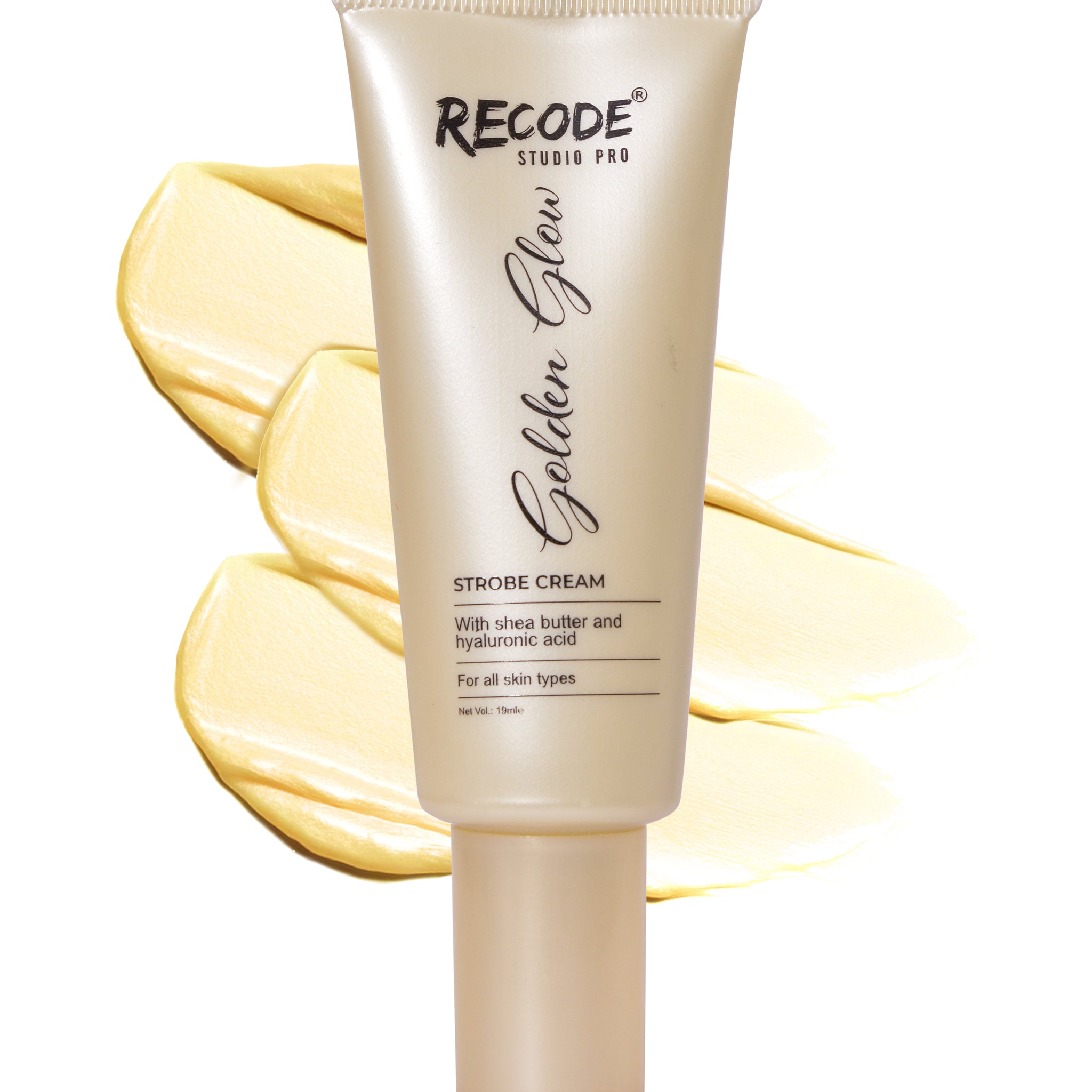 Recode Gold Strobe Cream 19 ML-with Hyaluronic Acid Extract