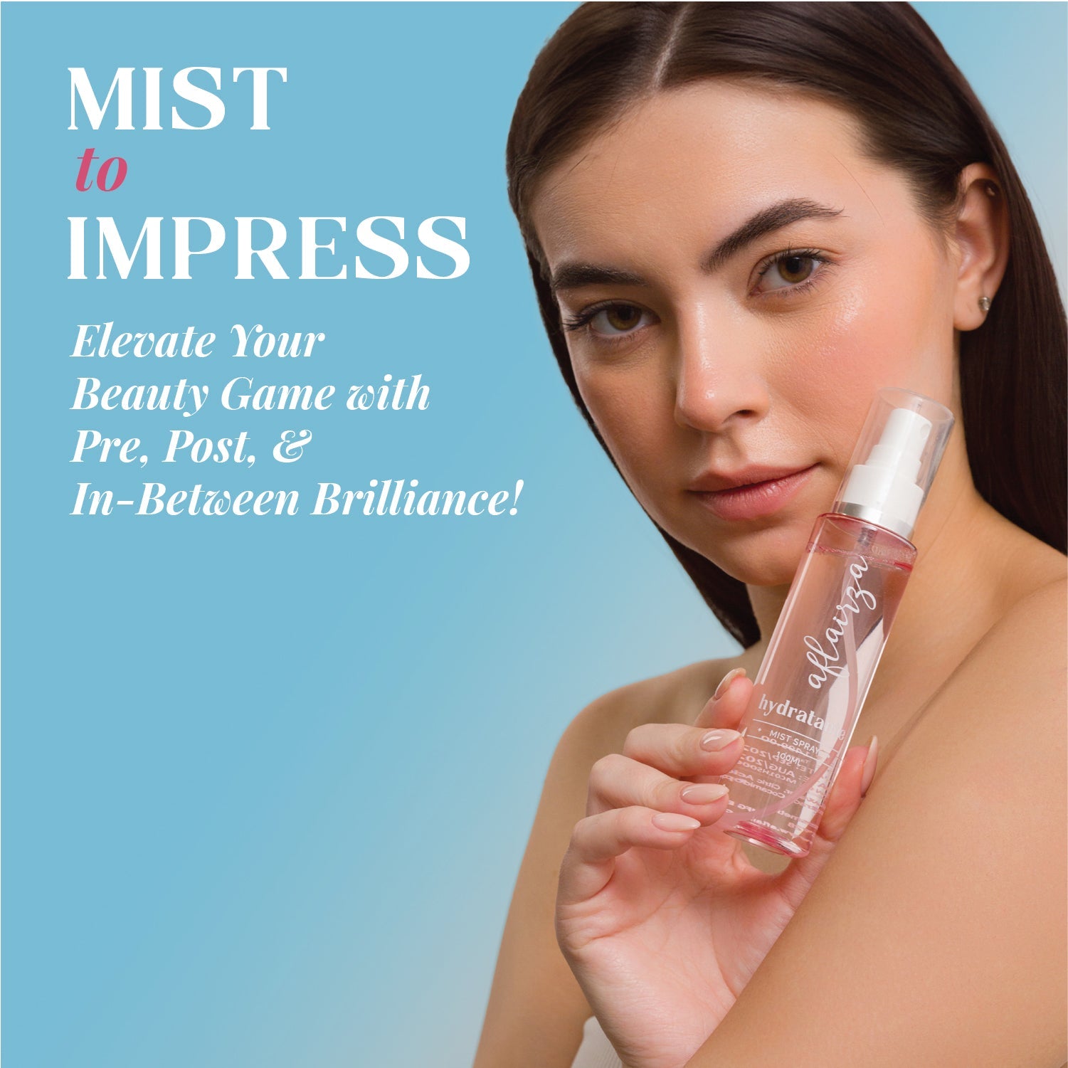 Hydratante Hydrating Mist Spray | Instant Skin Hydration & Refreshment | Lightweight, Non-Greasy Formula with Coconut Extract | Soothes & Protects | For All Skin Types