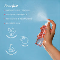 Hydratante Hydrating Mist Spray | Instant Skin Hydration & Refreshment | Lightweight, Non-Greasy Formula with Coconut Extract | Soothes & Protects | For All Skin Types