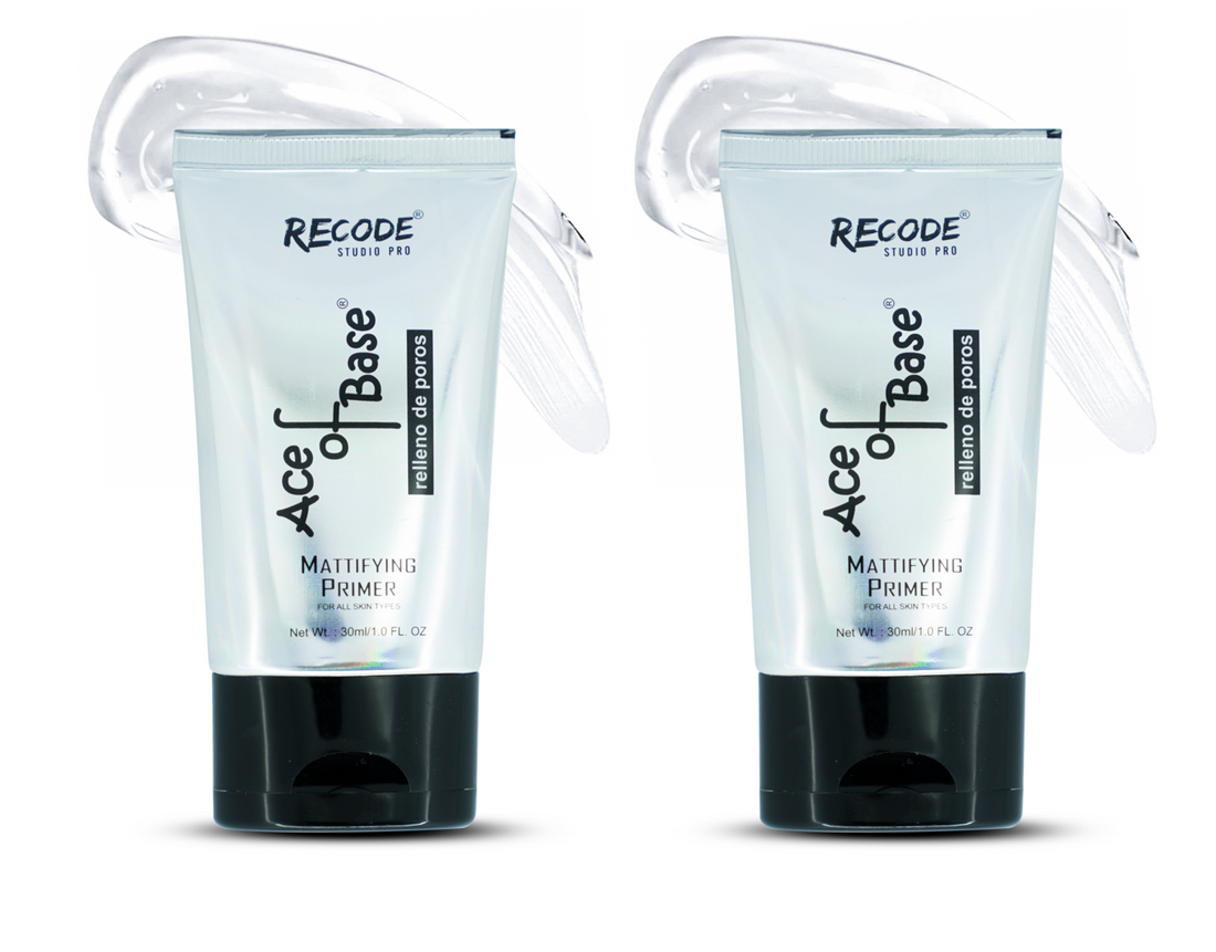 Recode Makeup Primer Combo (2x30 ml) for Oily Skin & Dry Skin  - Ace Of Base Primer 60 ml