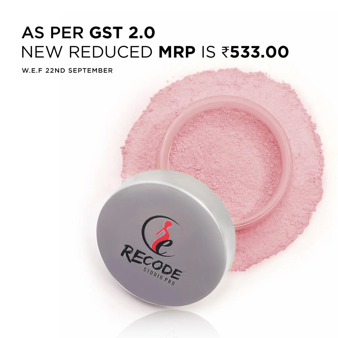 Recode Pink Setting Powder - 12 G