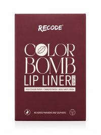 Recode 02 Red Color Bomb Lip Liner Set of 5 ( 5 X 0.3 G)