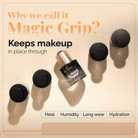 Magic Grip Primer | Sweat-Resistant & Water-Resistant | Strong Hold for Long-Lasting Makeup | Dewy Finish