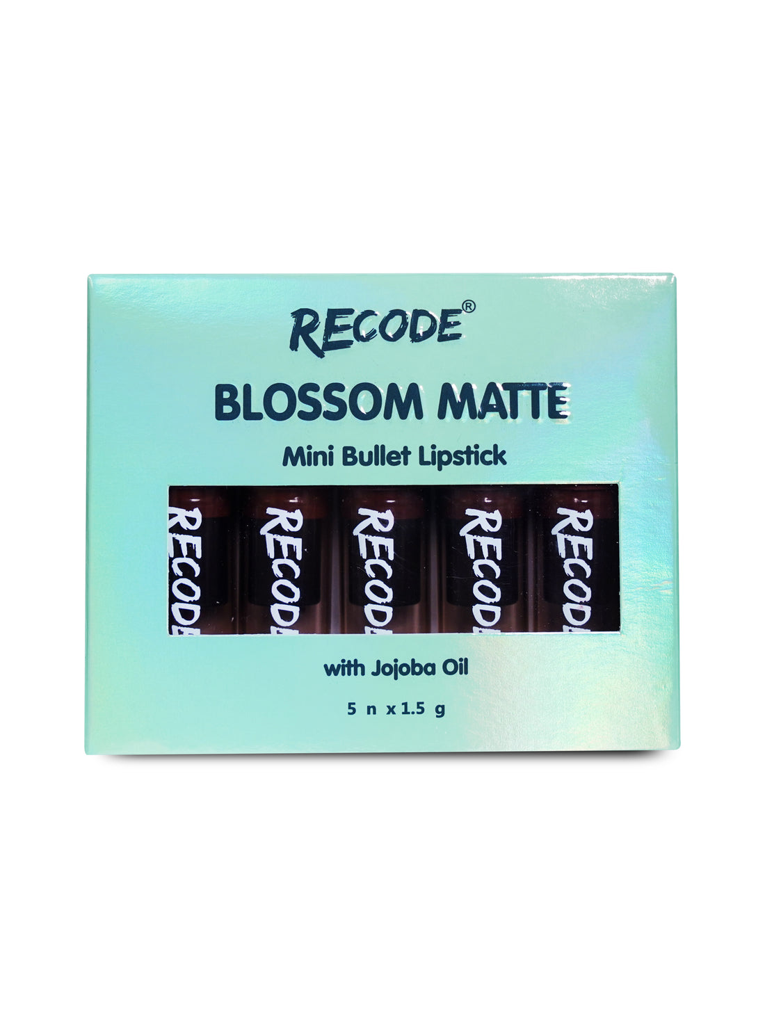 Recode Nude Blossom Matte Mini Bullet Lipstick Set Of 5 (5 X 1.5 G)